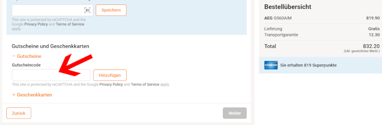 Die Fust Aktion an der Kasse nutzen
